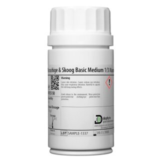 Murashige & Skoog Basis-Medium 1/3 Makro 50 L