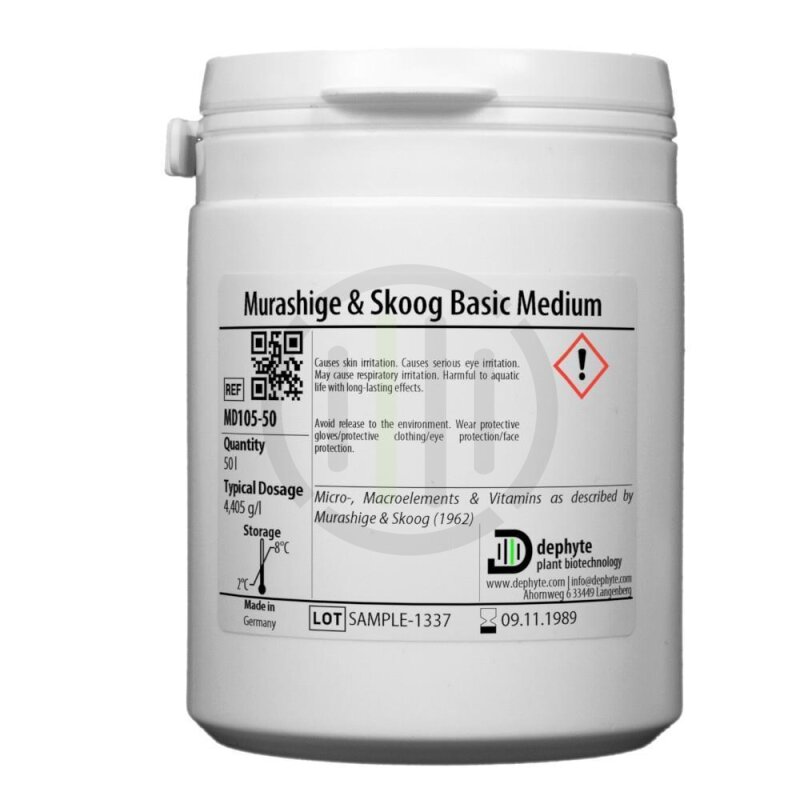 HiMedia Murashige And Skoog Medium - 25L Without Sucrose & Agar