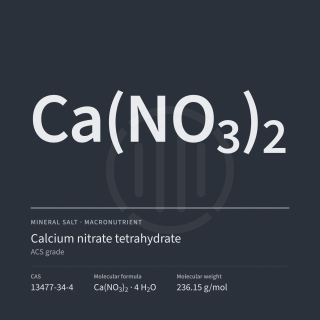 Calcium nitrate tetrahydrate