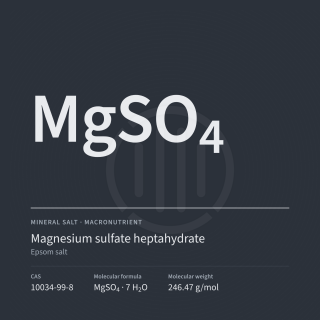 Magnesium sulfate heptahydrate